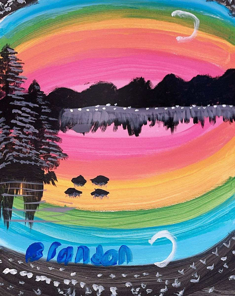 Reflections at Rainbow Lake