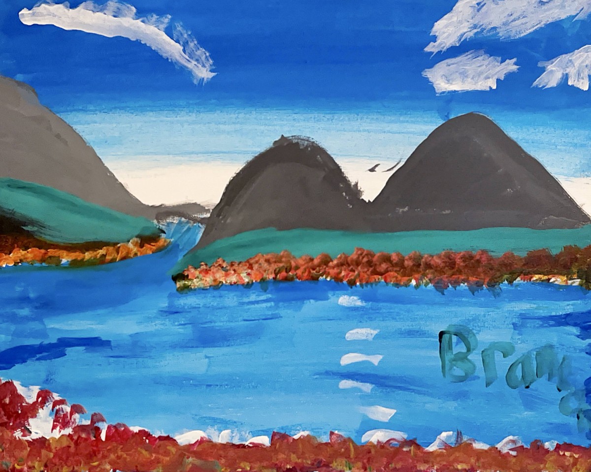 River Between the Mountains