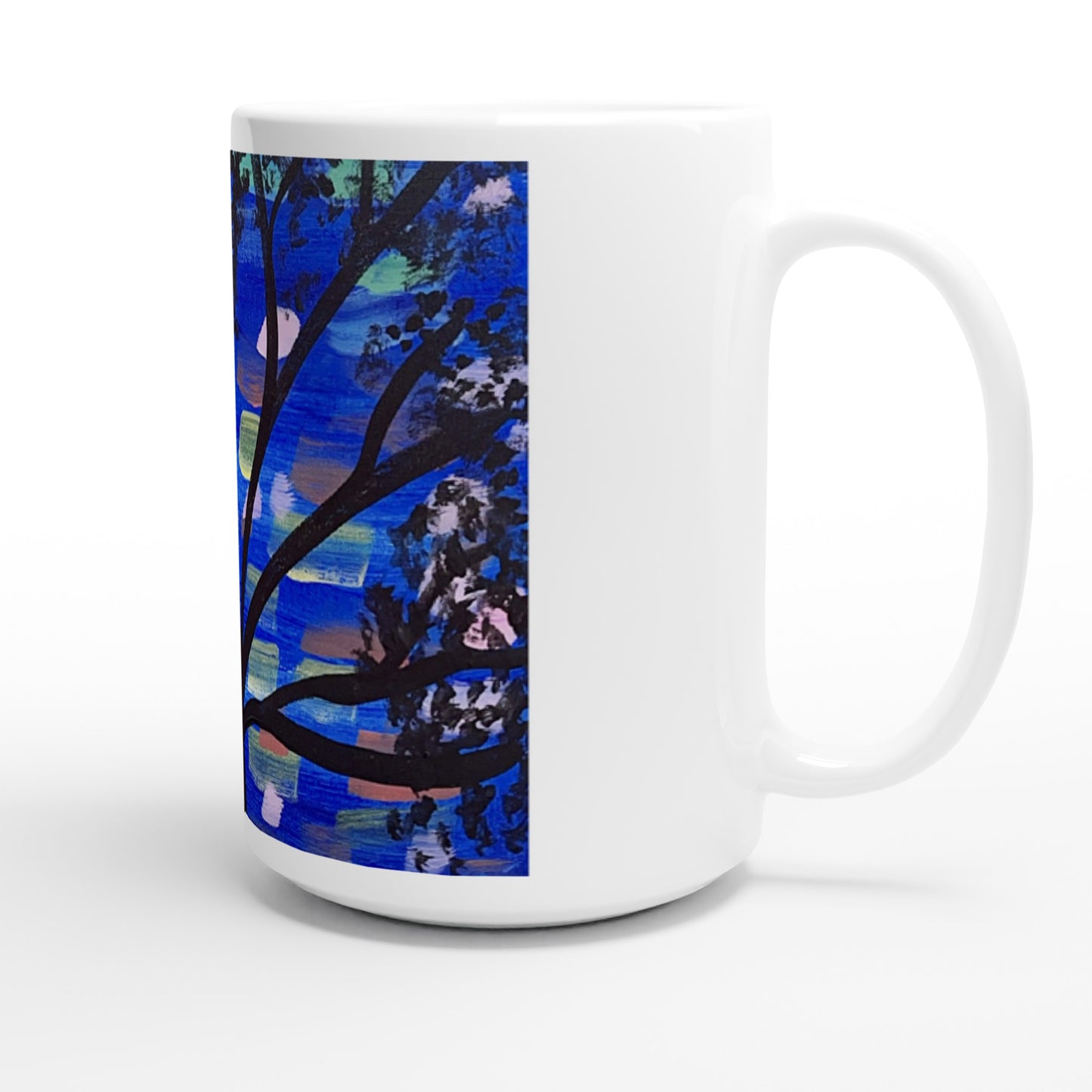 Starry Night - White 15oz Ceramic Mug