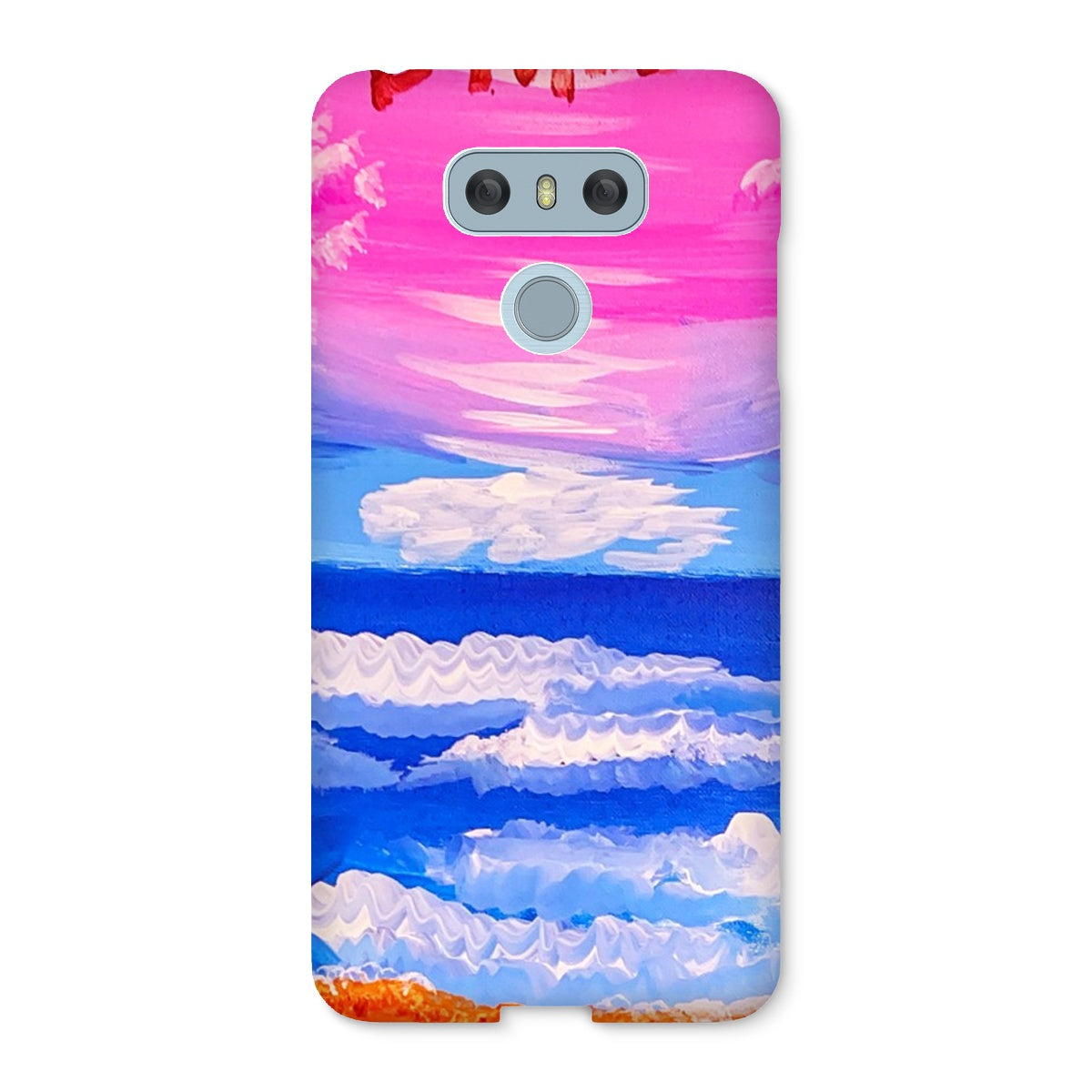 Waves on a Sandy Beach Snap Phone Case