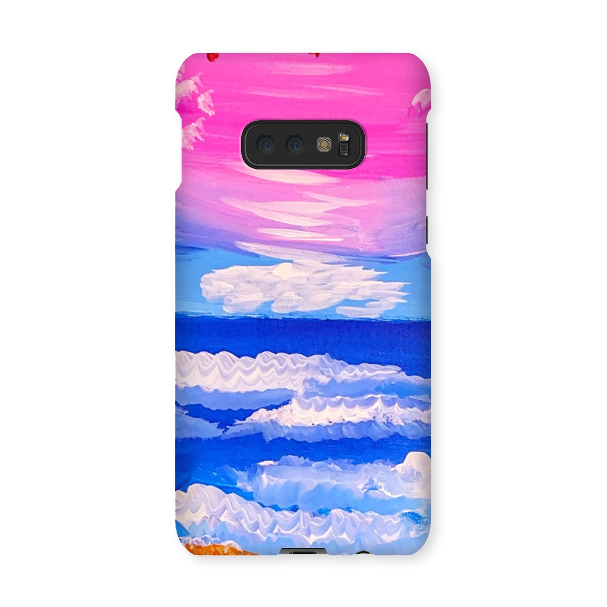 Waves on a Sandy Beach Snap Phone Case