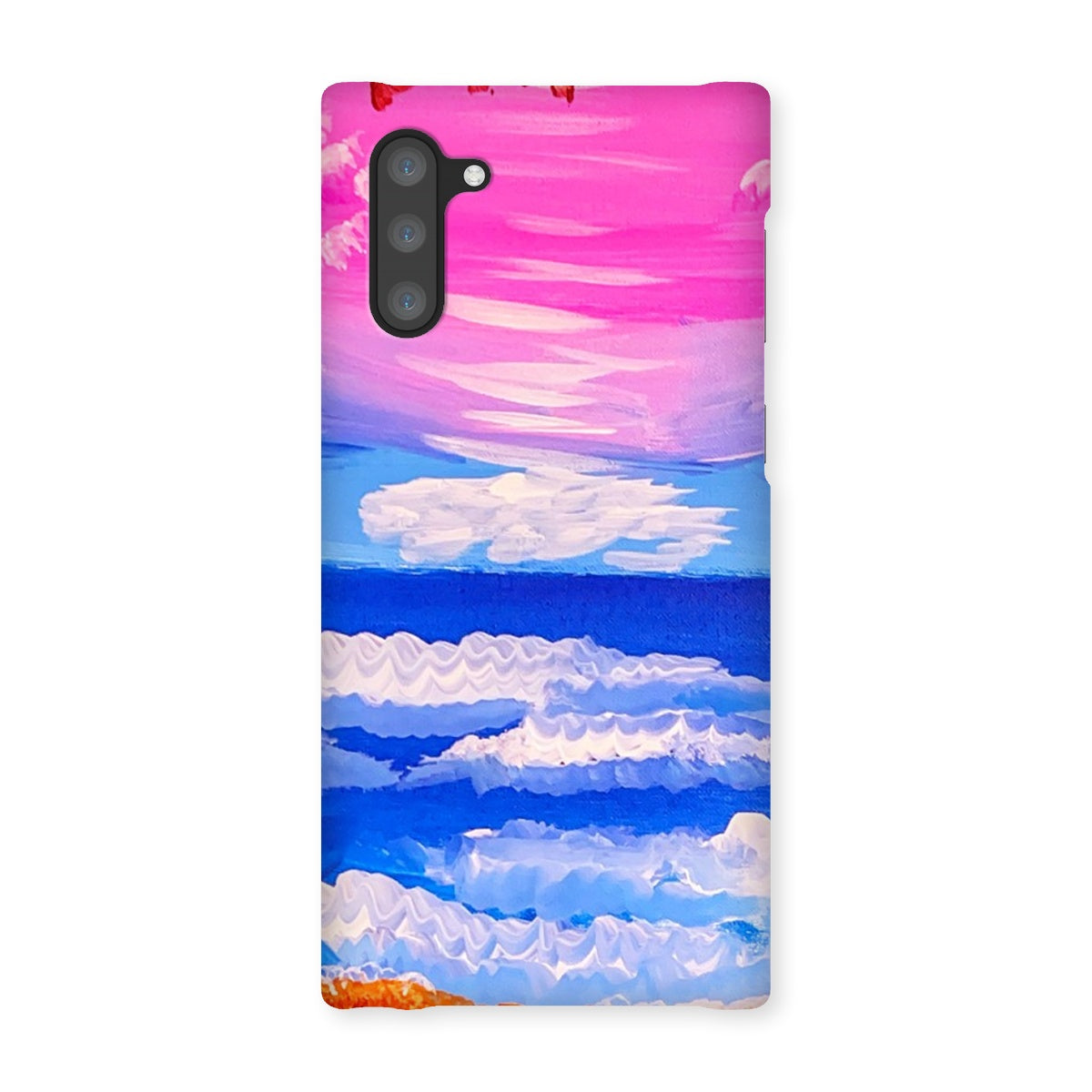 Waves on a Sandy Beach Snap Phone Case