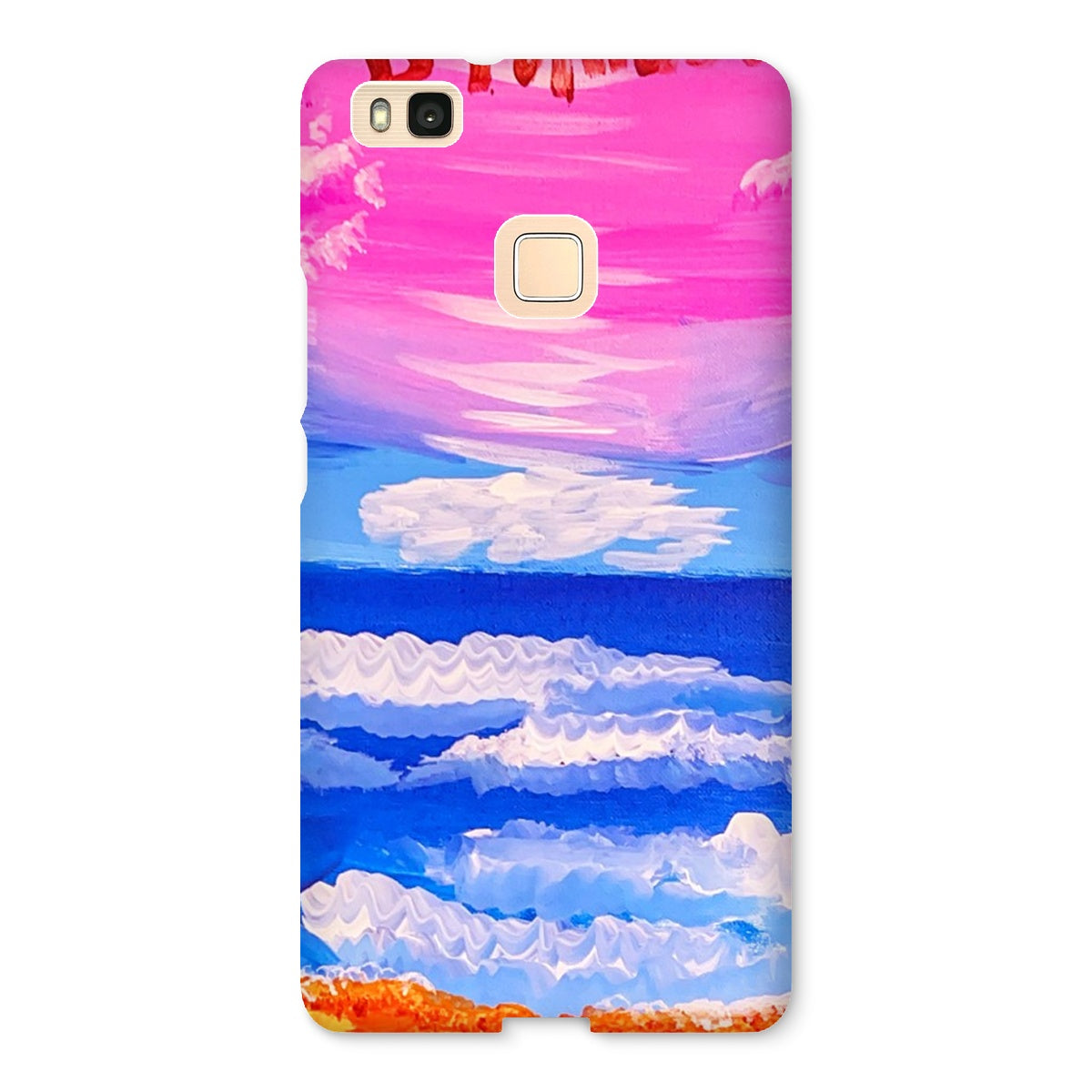 Waves on a Sandy Beach Snap Phone Case