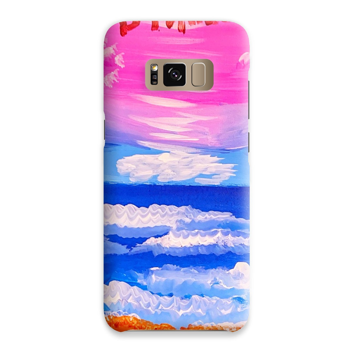 Waves on a Sandy Beach Snap Phone Case