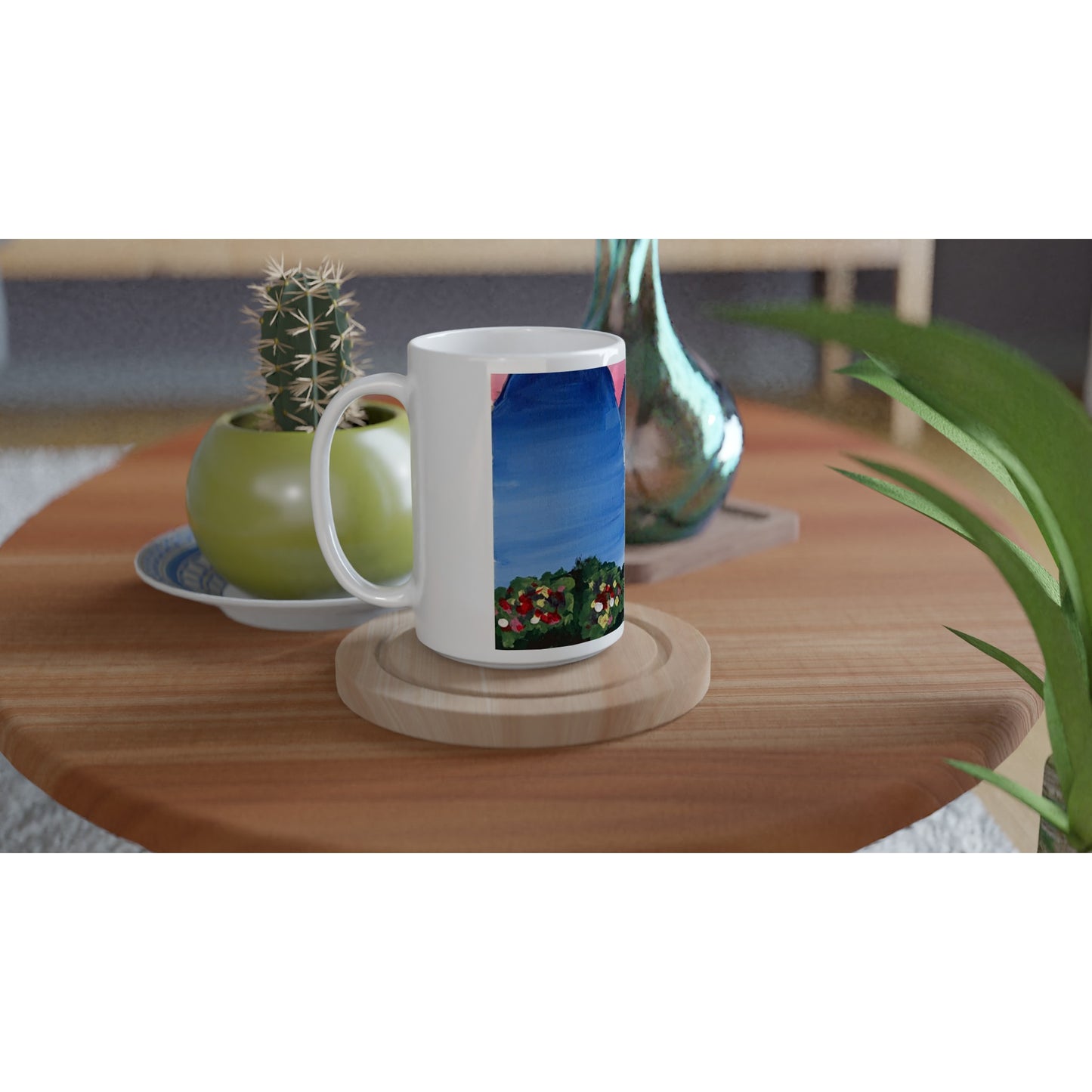 Changing Seasons - White 15oz Ceramic Mug