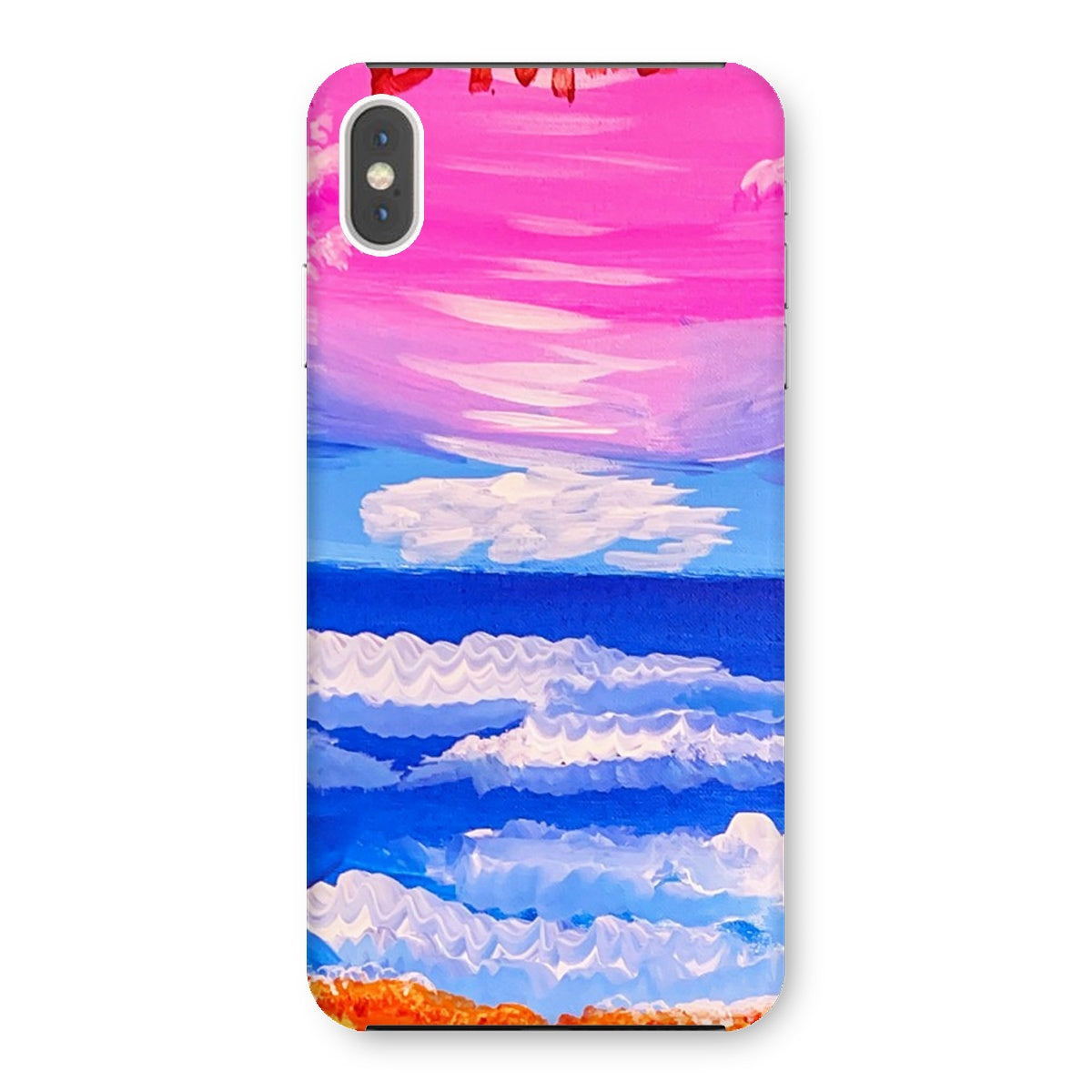 Waves on a Sandy Beach Snap Phone Case