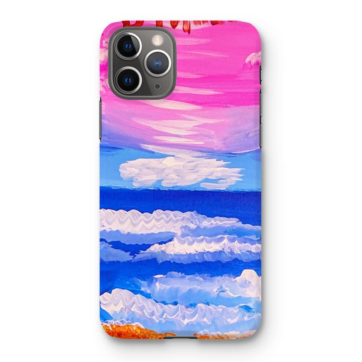 Waves on a Sandy Beach Snap Phone Case