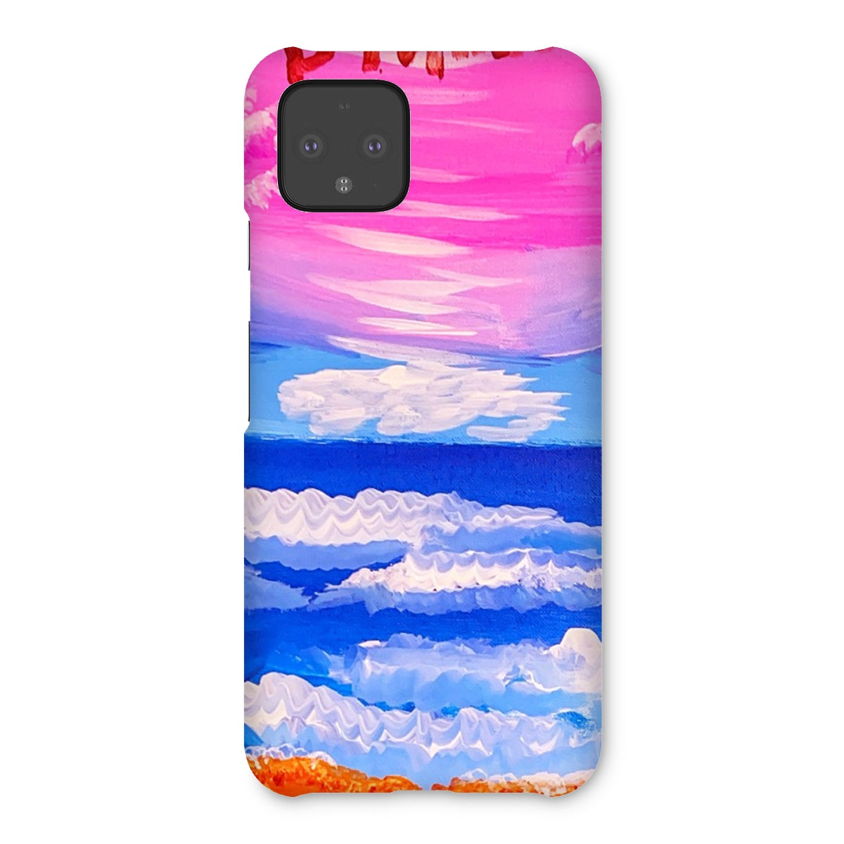 Waves on a Sandy Beach Snap Phone Case