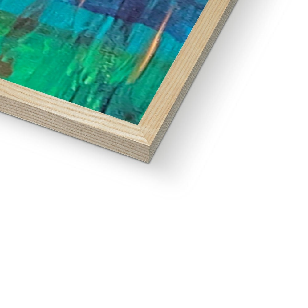 Waves on a Sandy Beach Framed Print