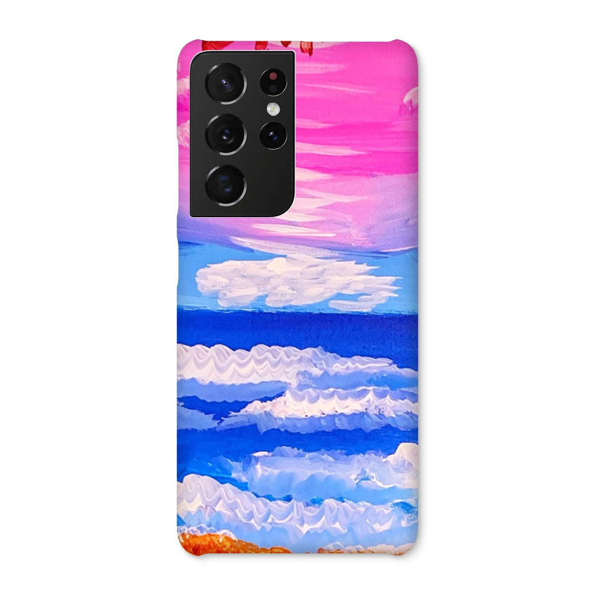 Waves on a Sandy Beach Snap Phone Case