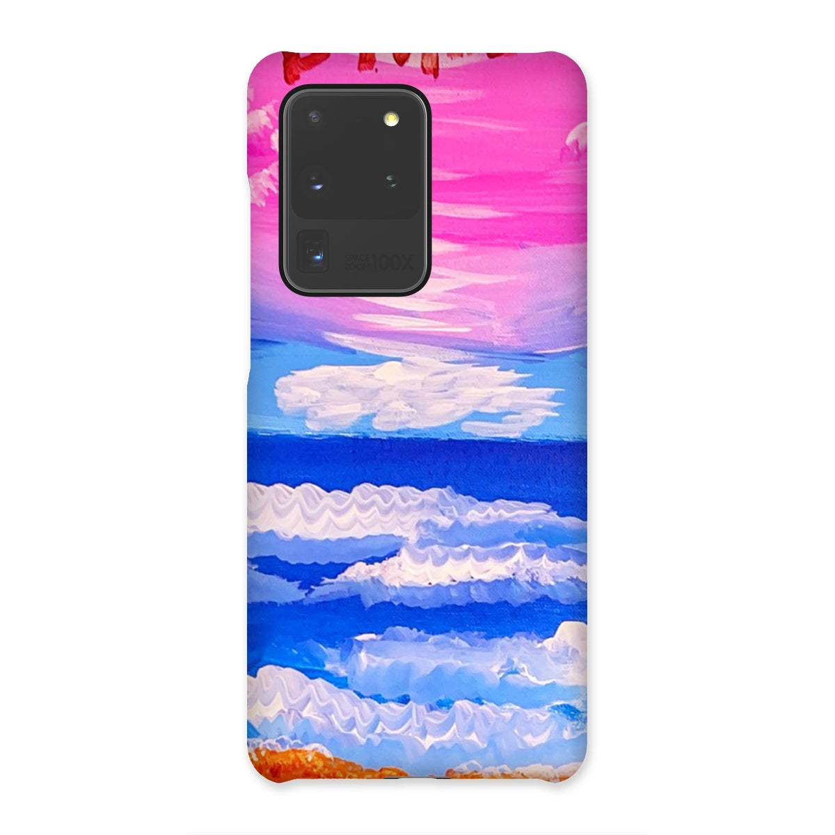 Waves on a Sandy Beach Snap Phone Case
