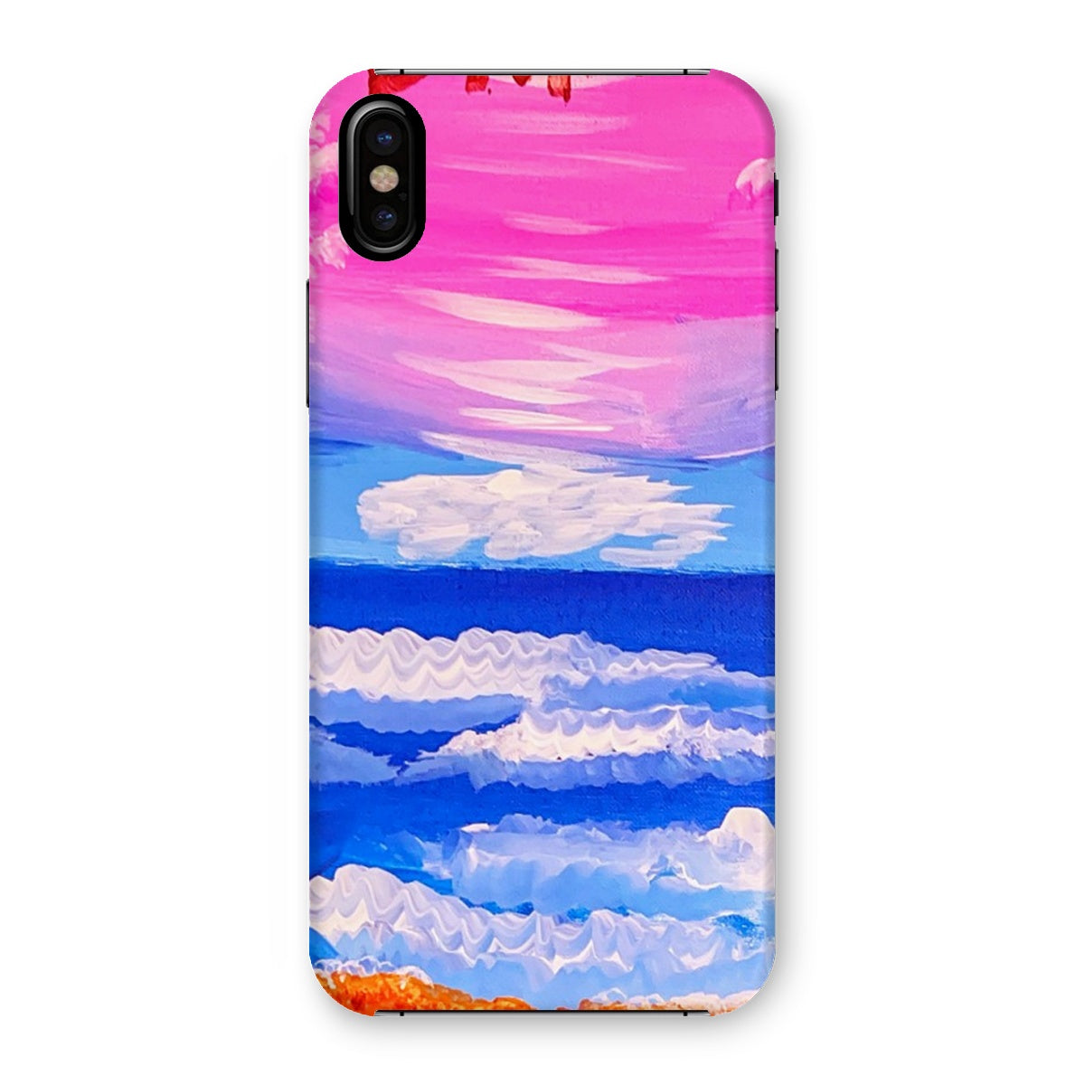 Waves on a Sandy Beach Snap Phone Case