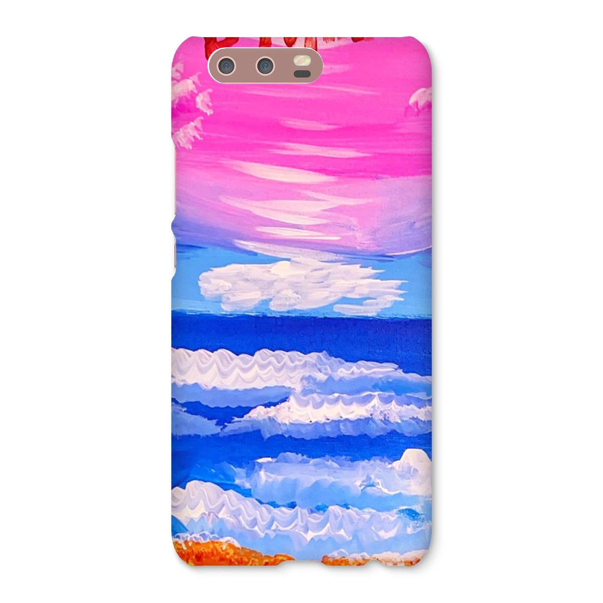 Waves on a Sandy Beach Snap Phone Case