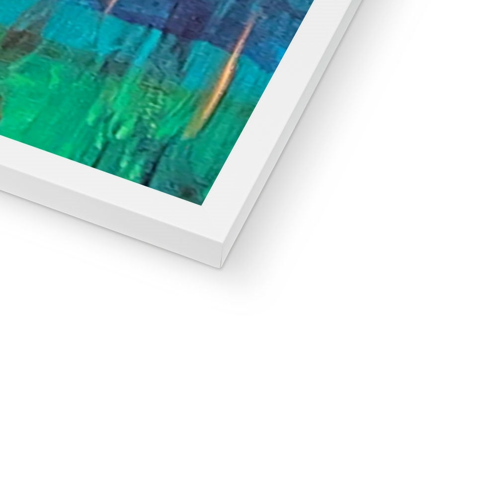 Waves on a Sandy Beach Framed Print