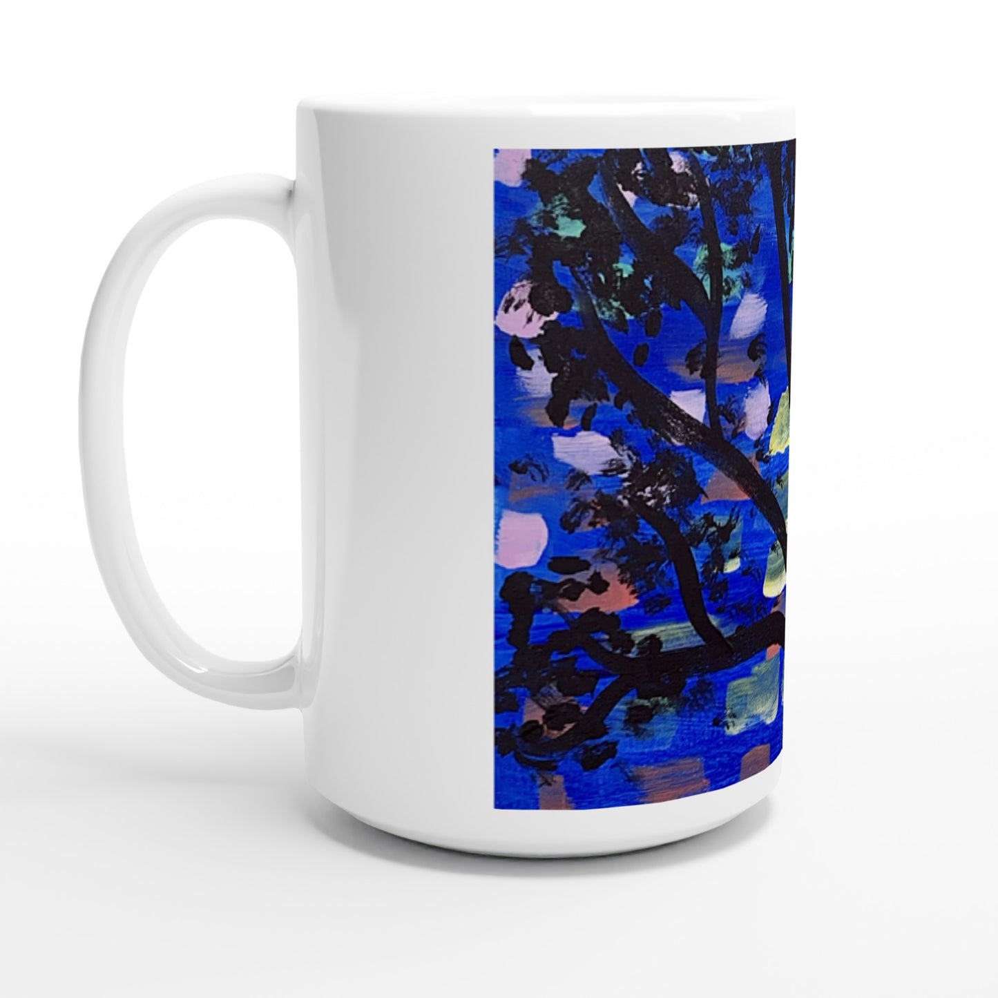 Starry Night - White 15oz Ceramic Mug