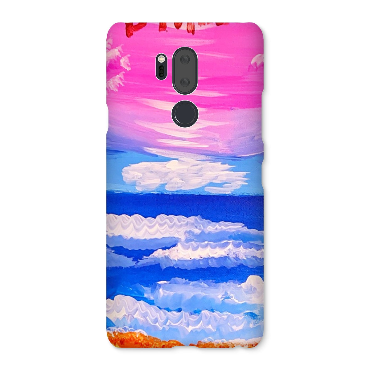 Waves on a Sandy Beach Snap Phone Case
