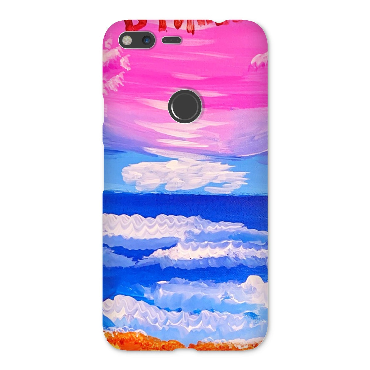 Waves on a Sandy Beach Snap Phone Case