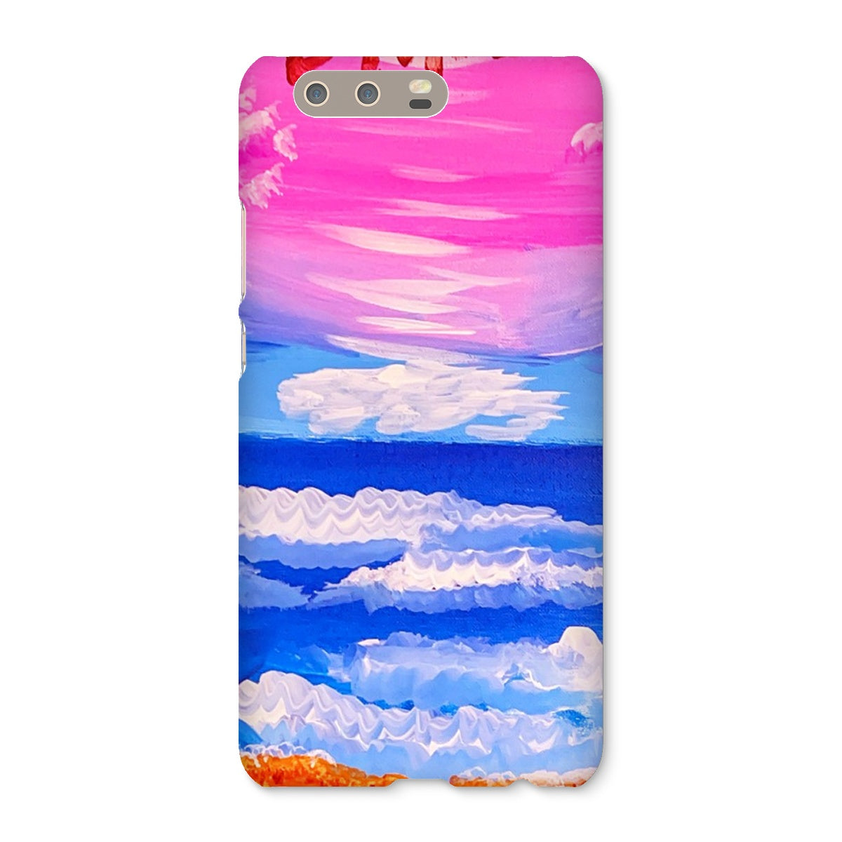 Waves on a Sandy Beach Snap Phone Case