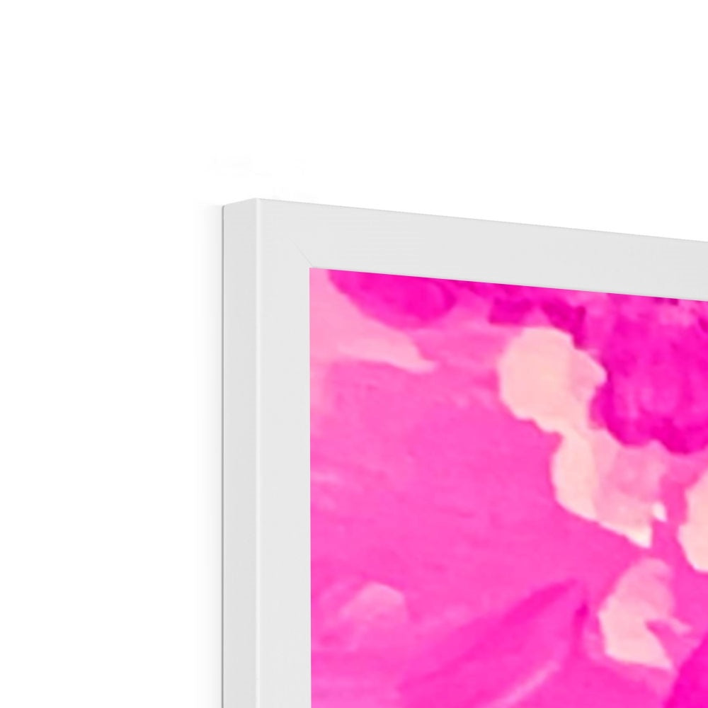 Waves on a Sandy Beach Framed Print