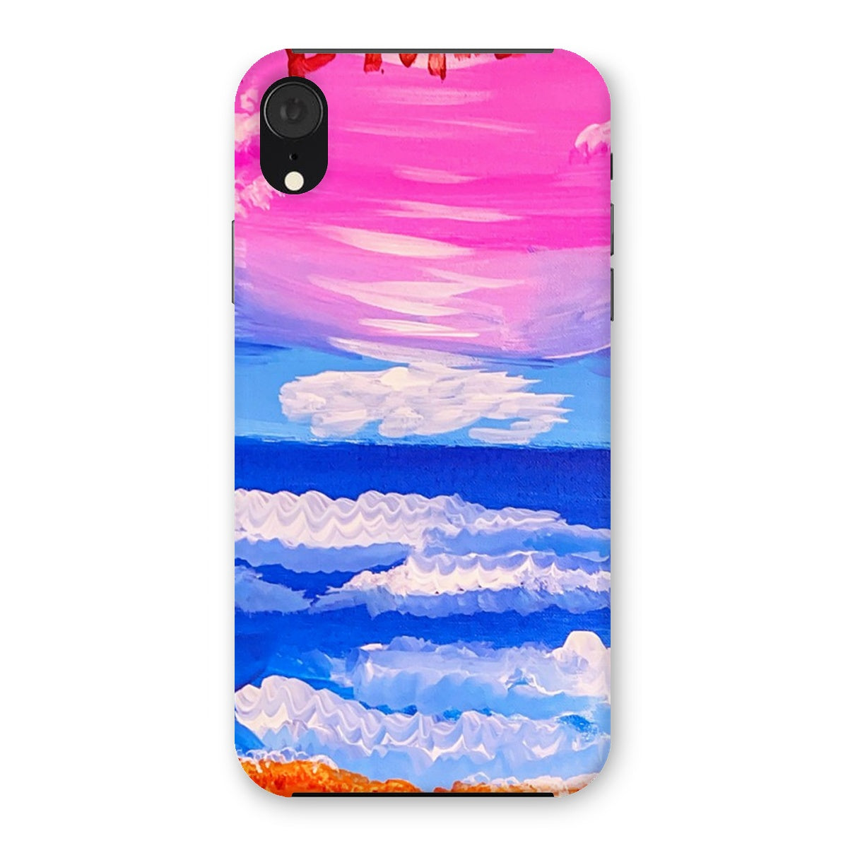 Waves on a Sandy Beach Snap Phone Case