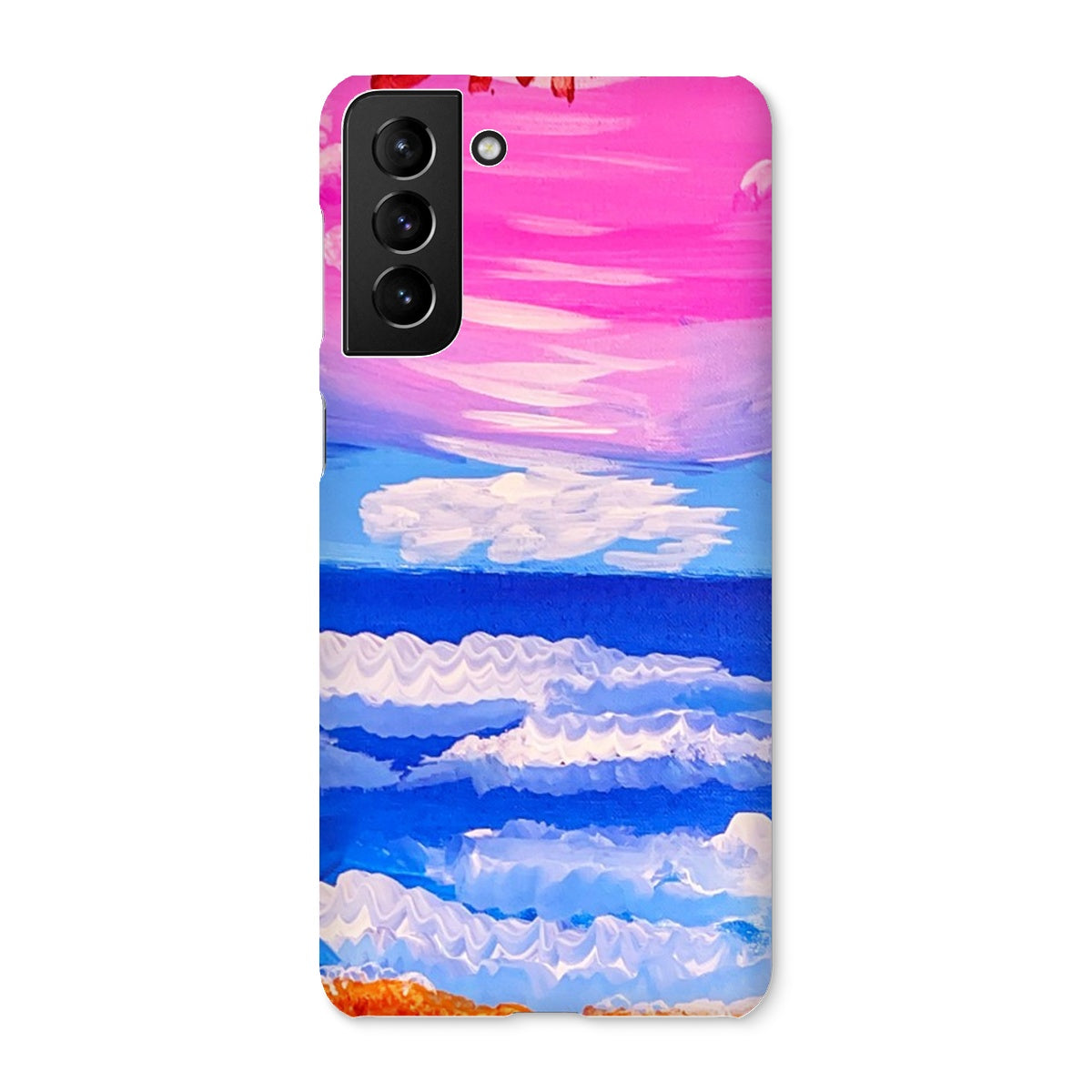 Waves on a Sandy Beach Snap Phone Case