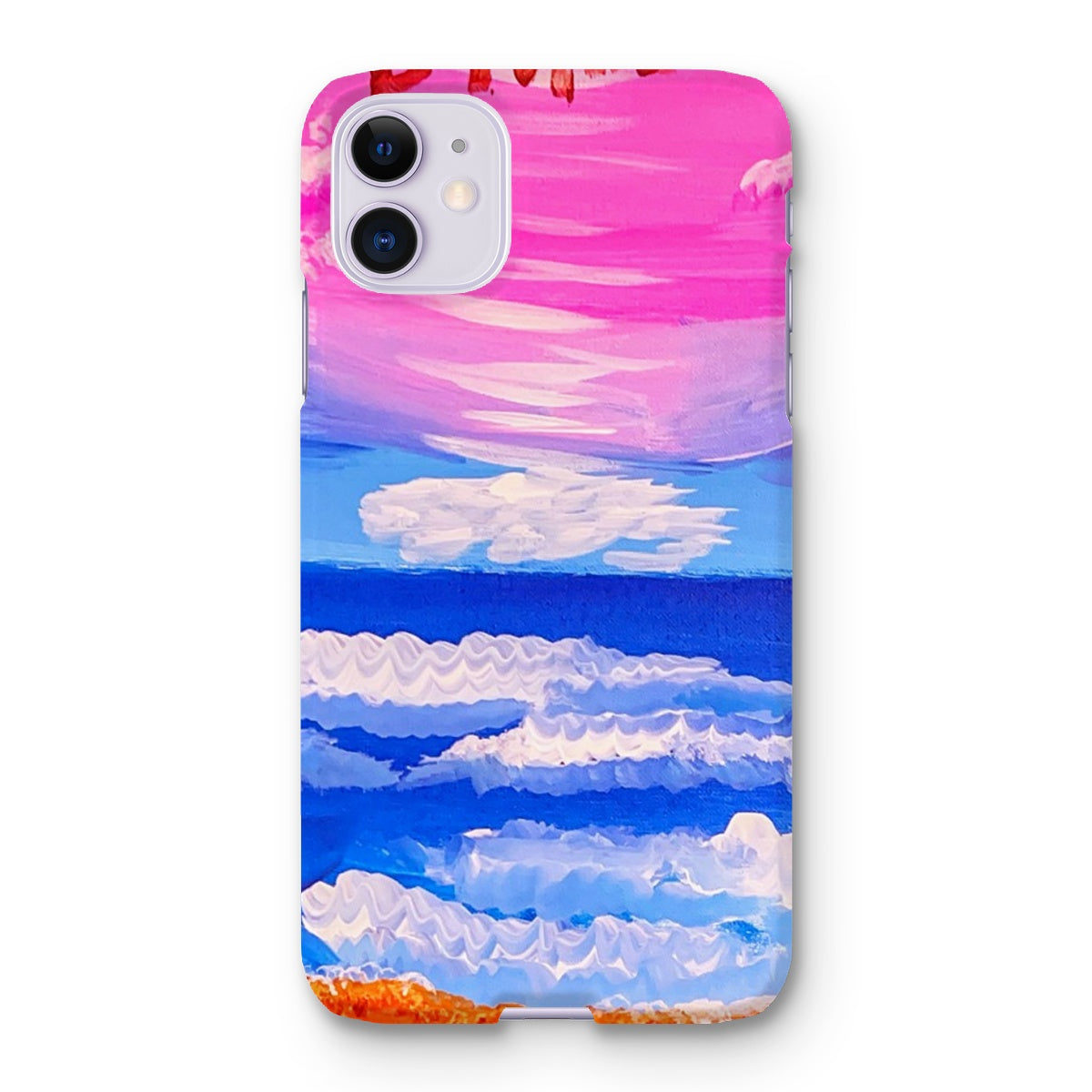 Waves on a Sandy Beach Snap Phone Case