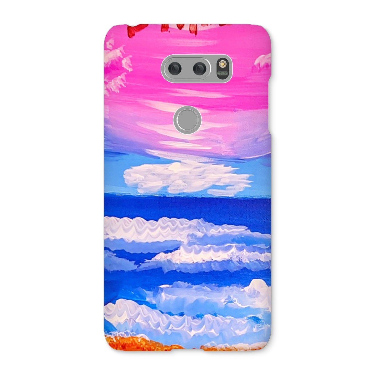 Waves on a Sandy Beach Snap Phone Case