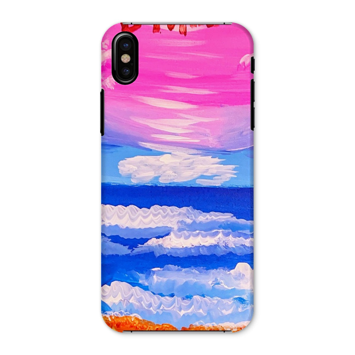Waves on a Sandy Beach Snap Phone Case