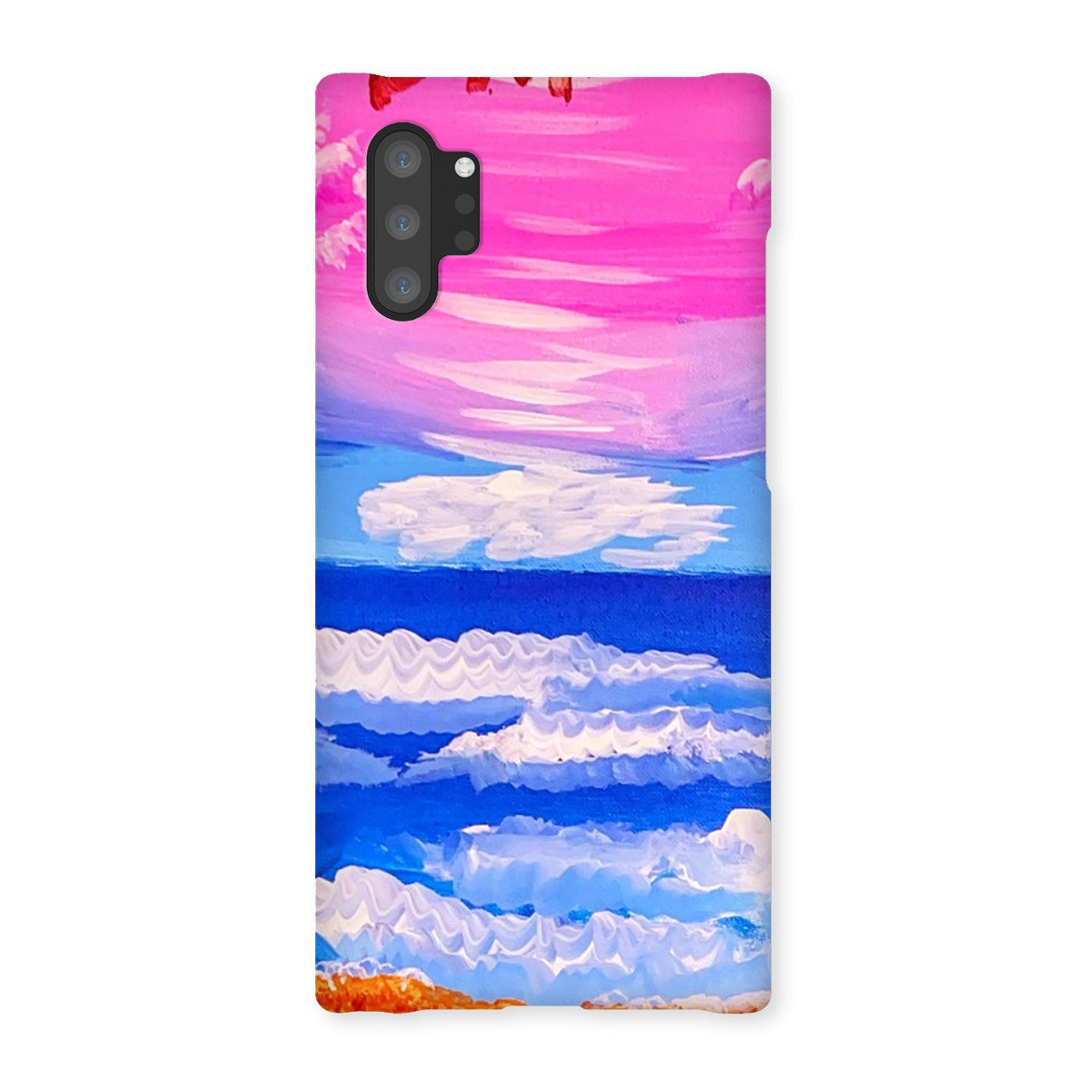 Waves on a Sandy Beach Snap Phone Case