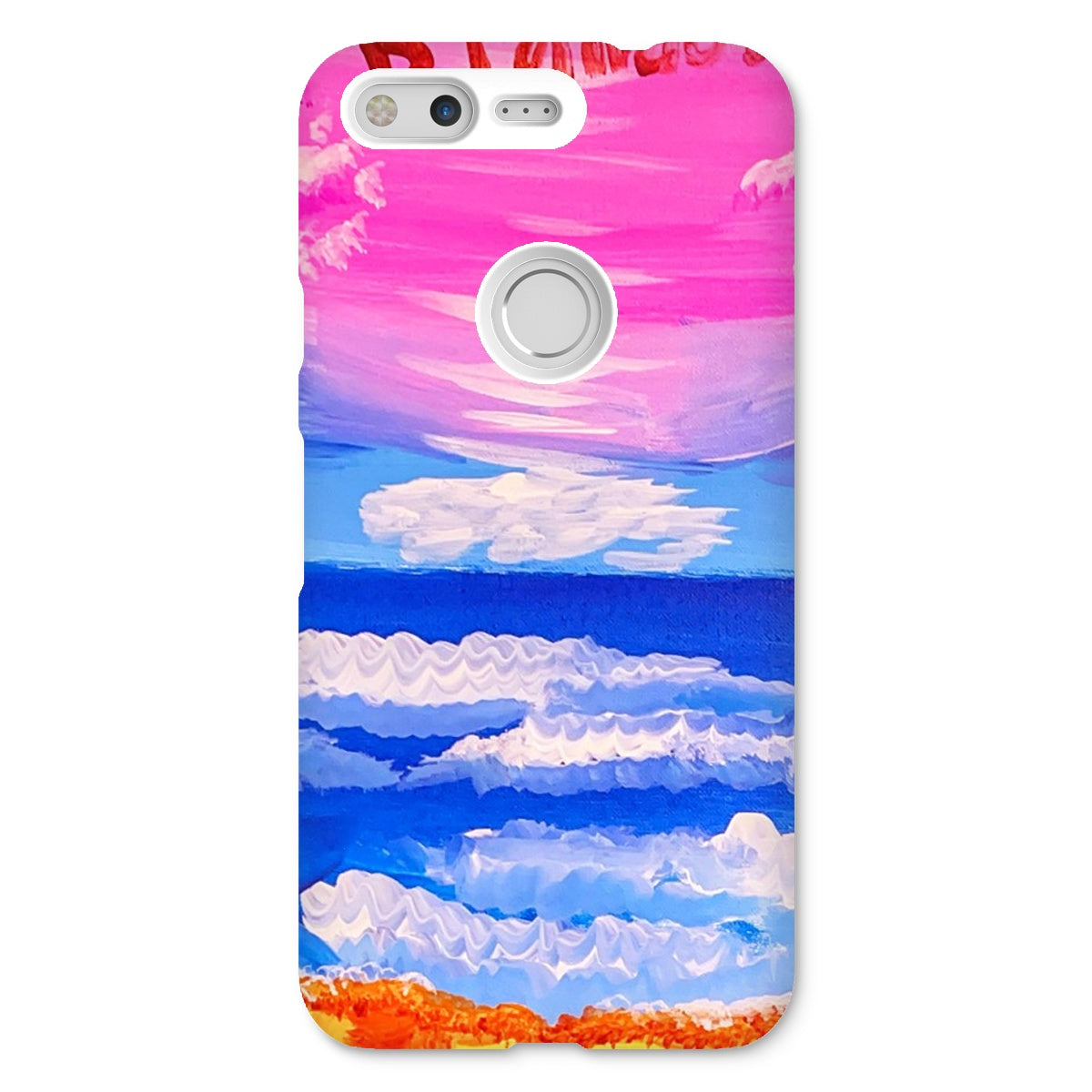 Waves on a Sandy Beach Snap Phone Case