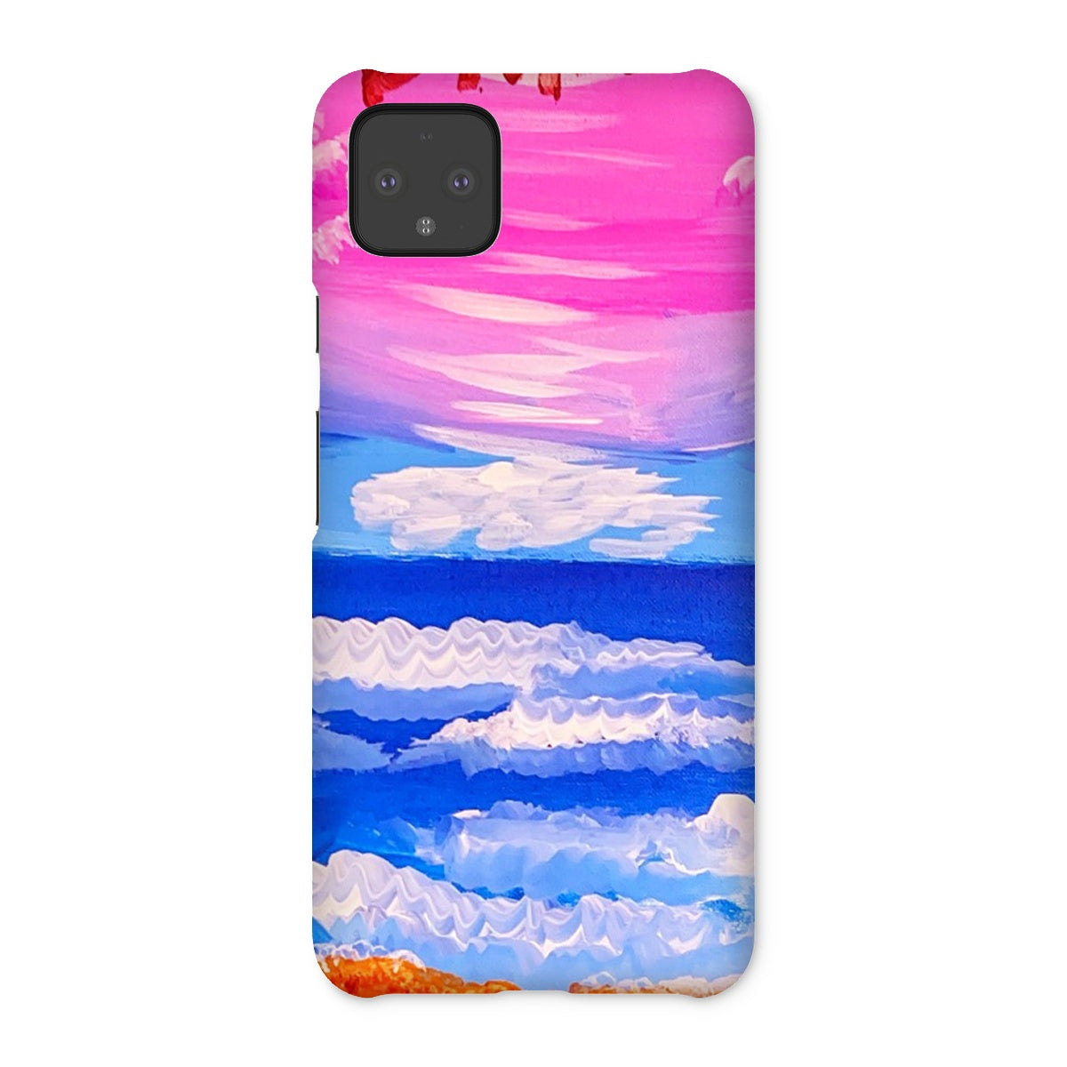 Waves on a Sandy Beach Snap Phone Case