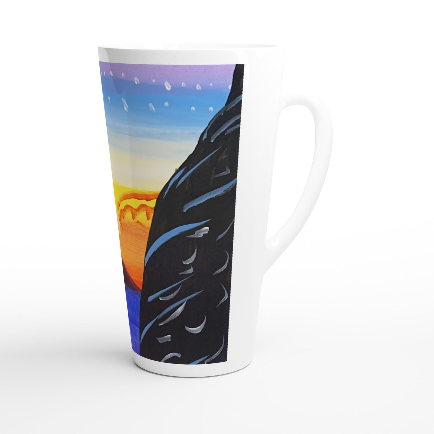Setting Sun -- Latte 17oz Ceramic Mug