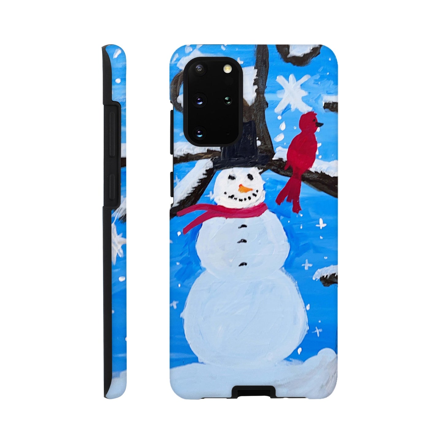 Snowman and the Cardinal Cell Phone Tough case