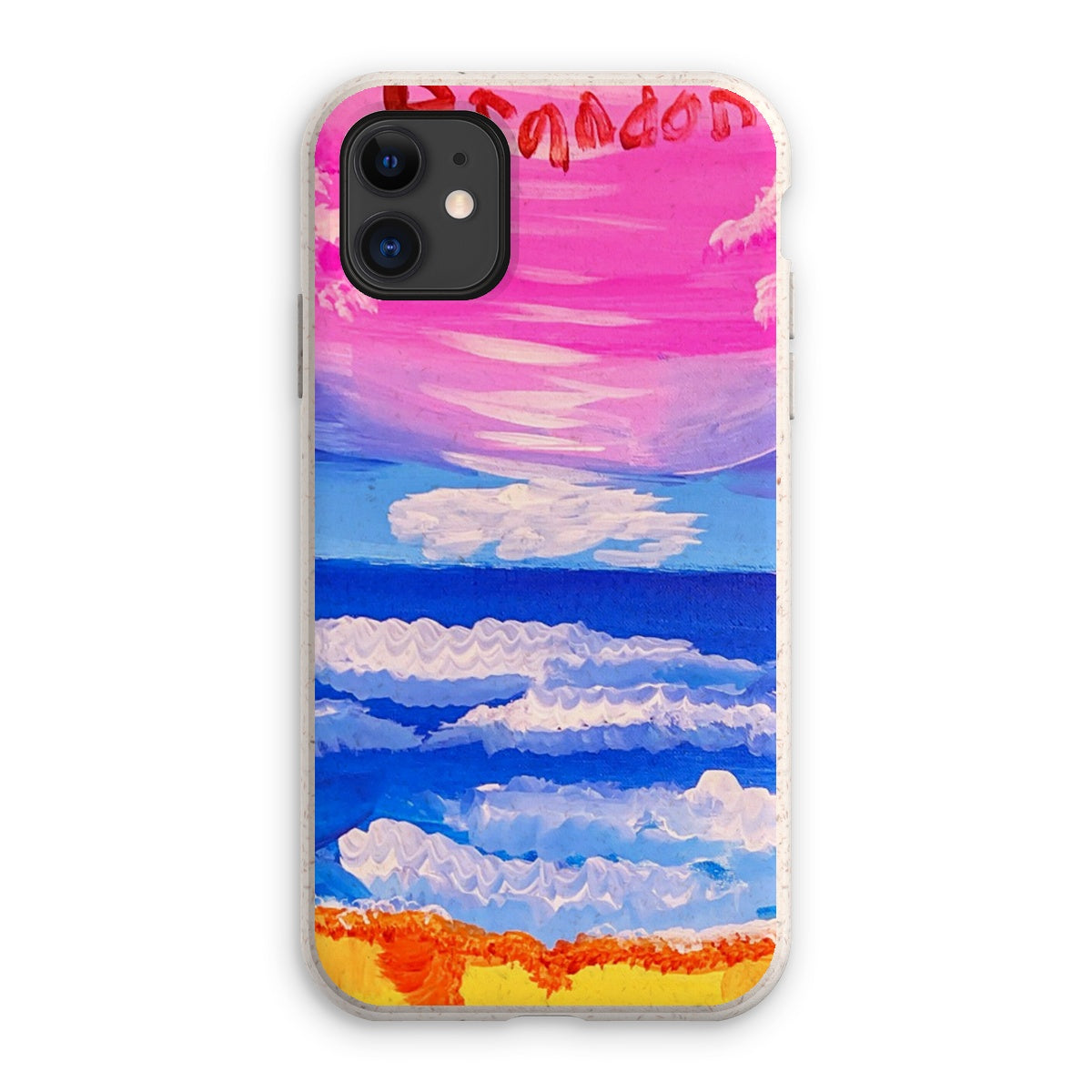 Waves on a Sandy Beach Eco Phone Case