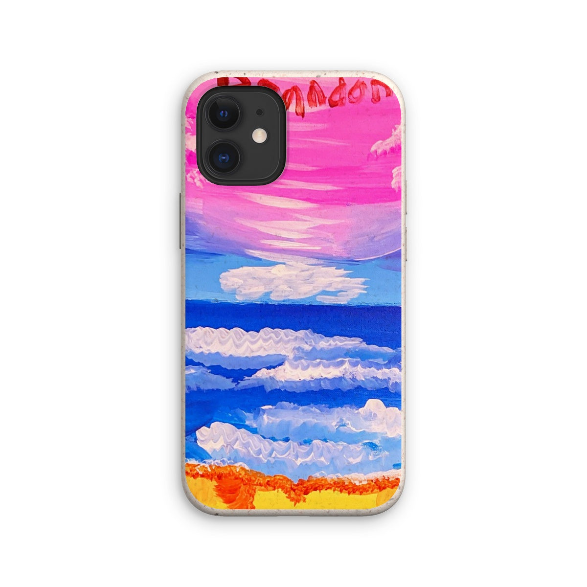 Waves on a Sandy Beach Eco Phone Case