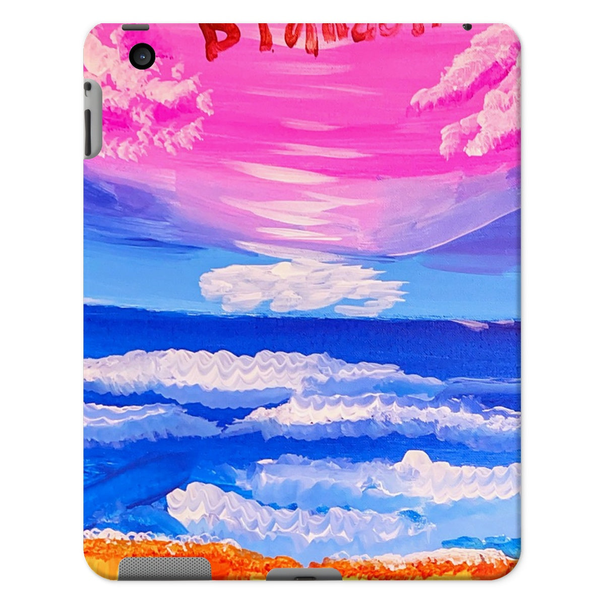 Waves on a Sandy Beach Tablet Cases