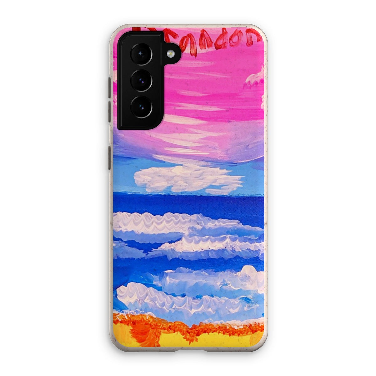 Waves on a Sandy Beach Eco Phone Case