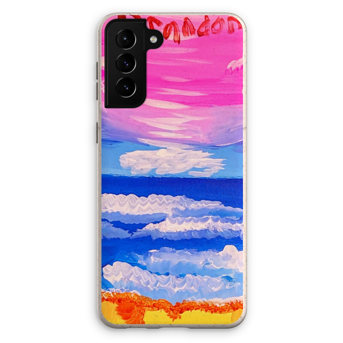 Waves on a Sandy Beach Eco Phone Case