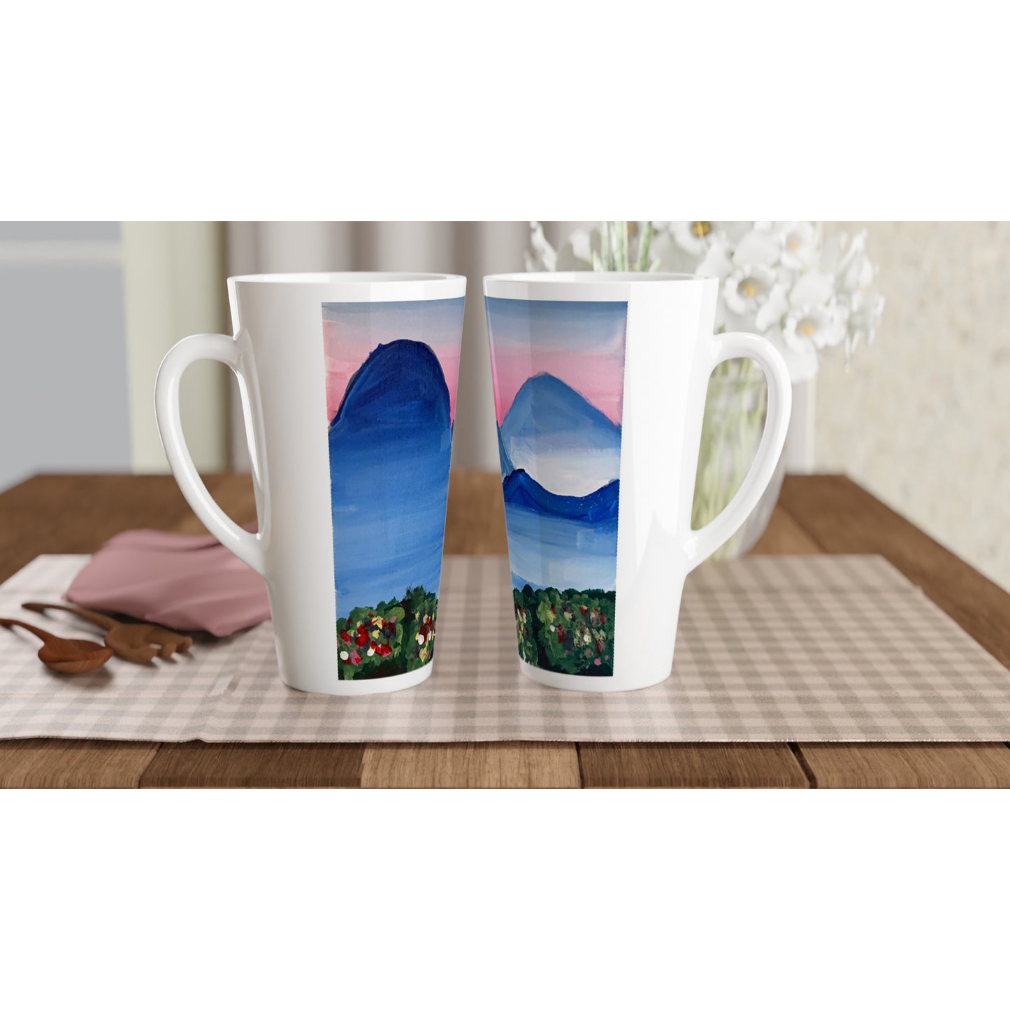 Changing Seasons - White Latte 17oz Ceramic Mug