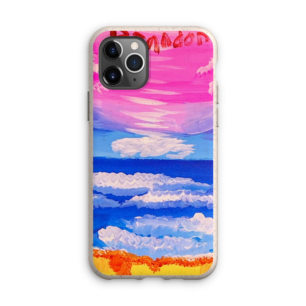 Waves on a Sandy Beach Eco Phone Case