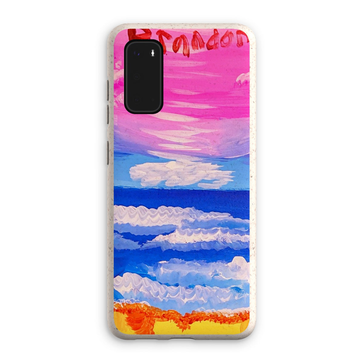 Waves on a Sandy Beach Eco Phone Case