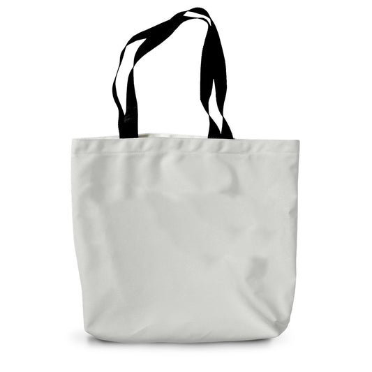 Waves on a Sandy Beach Canvas Tote Bag