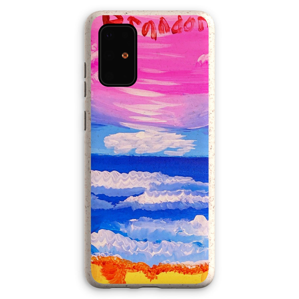 Waves on a Sandy Beach Eco Phone Case