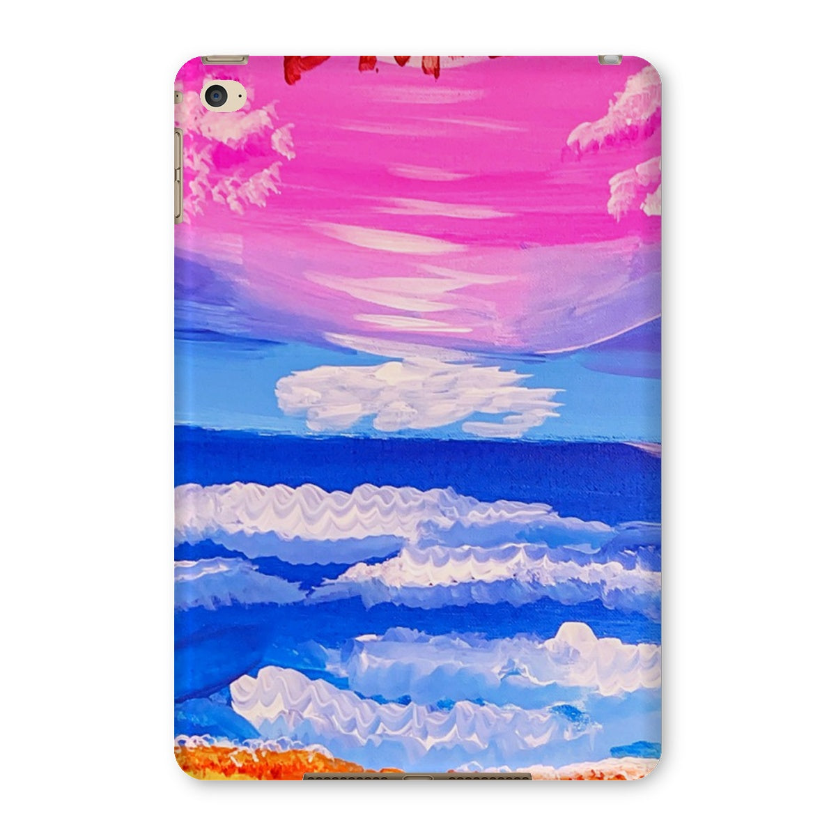 Waves on a Sandy Beach Tablet Cases