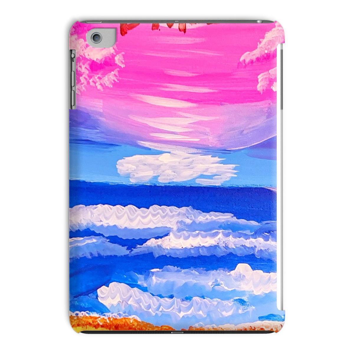 Waves on a Sandy Beach Tablet Cases