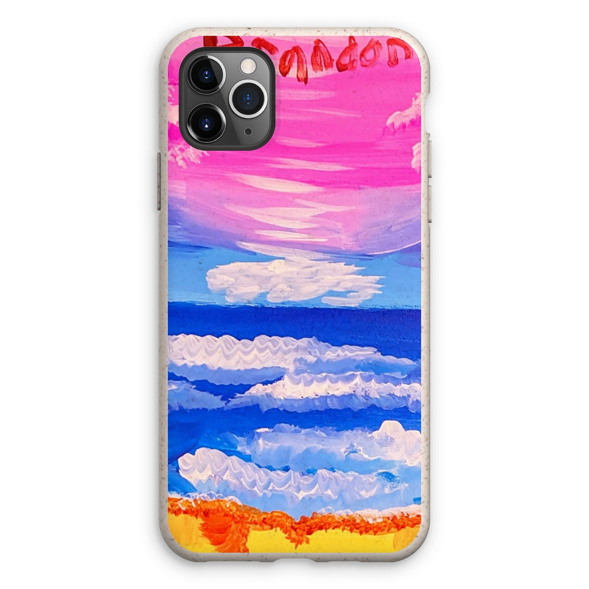 Waves on a Sandy Beach Eco Phone Case