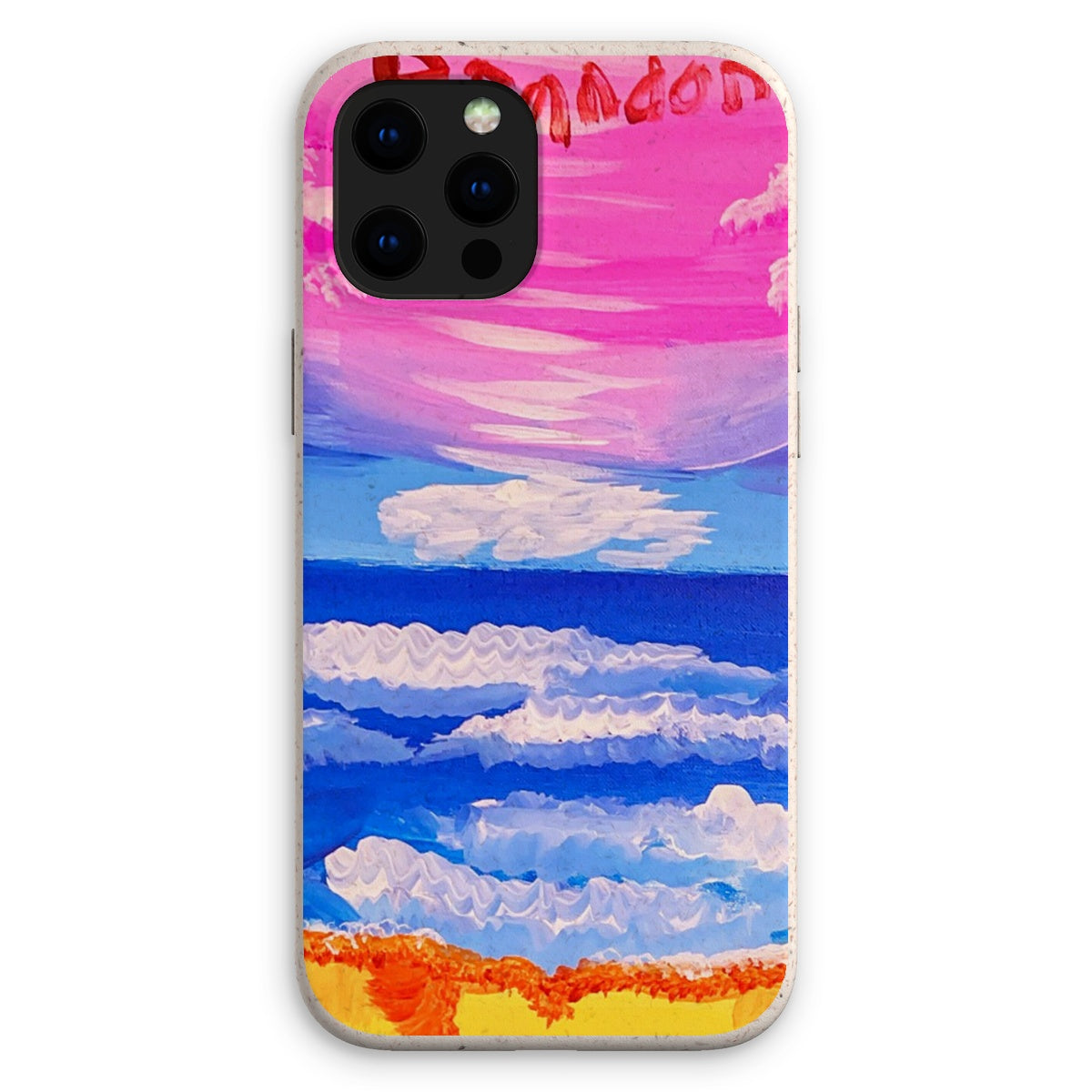 Waves on a Sandy Beach Eco Phone Case