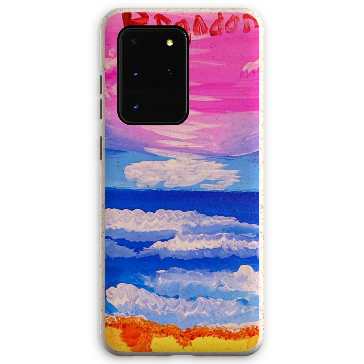 Waves on a Sandy Beach Eco Phone Case