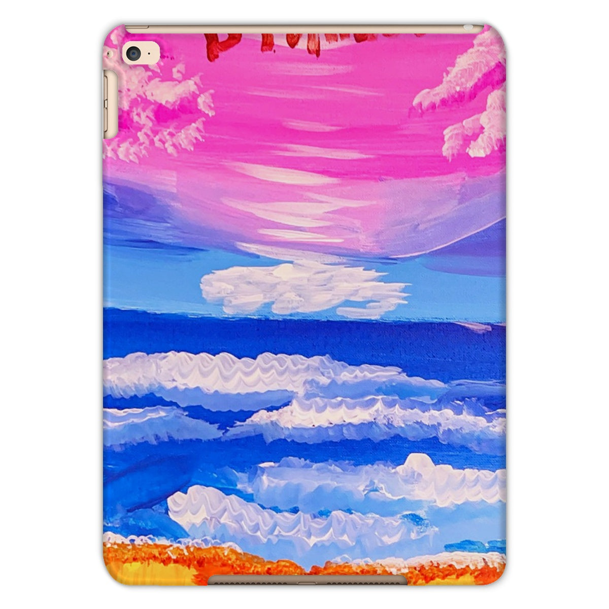 Waves on a Sandy Beach Tablet Cases