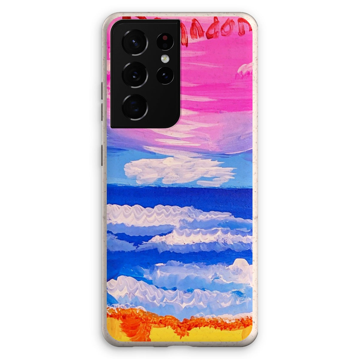 Waves on a Sandy Beach Eco Phone Case